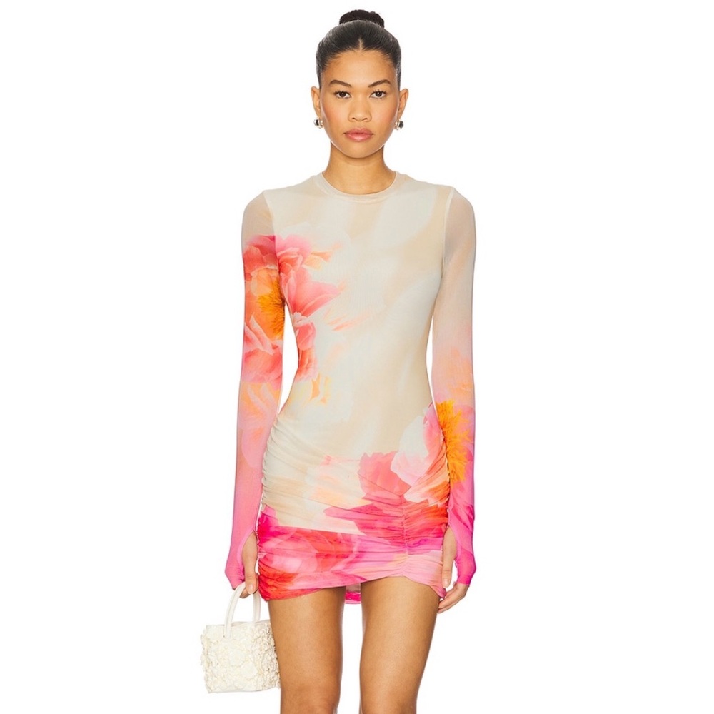 AFRM Mirza Dress in Cloud Floral. New with tags! Size Medium. Long sleeve.